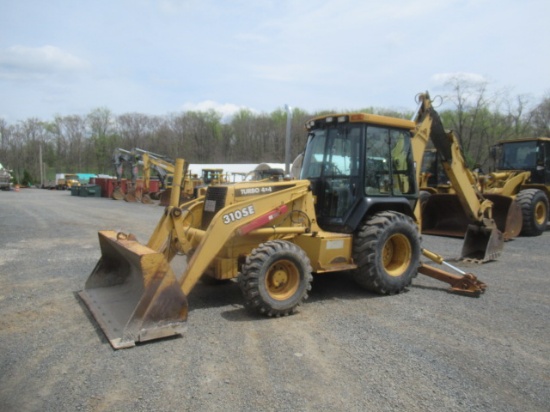 2000 JOHN DEERE Model 310SE, 4x4 Tractor Loader Extend-A-Hoe, s/n 885687, p