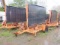 2004 PSI Portable Solar Message Board, s/n 5377, VIN# 1P9161714G301195, equipped with model CPU-2M