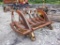 FLECO 8' Root Rake, with hydraulic grapple (Cat 963)