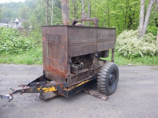 MARTIN MCD85, 85KW Portable Generator, s/n 111285245, powered by Cummins 6 cylinder diesel engine,