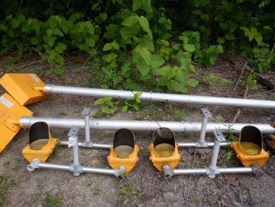 Solar Powered Signal Lights, with posts