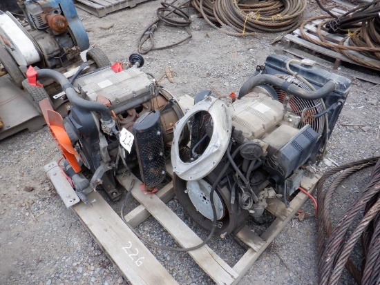 (2) LOMBARDINI 3 Cylinder Diesel Engines