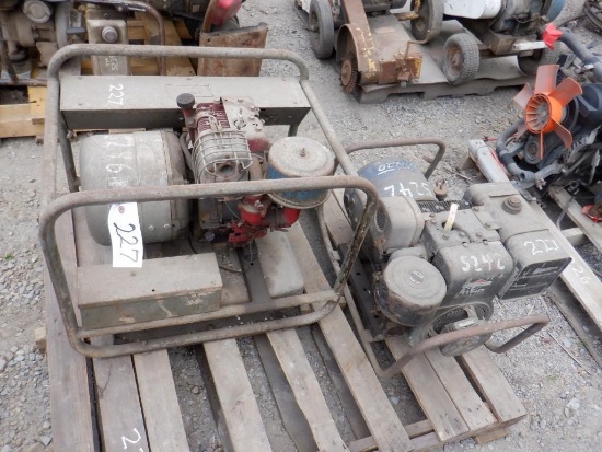 (2) Gas Generators and (2) Gas Pumps (Not Running)
