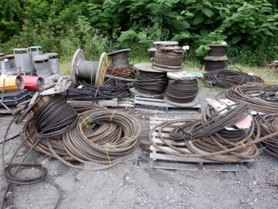(6 Pallets) Assorted Wire Rope