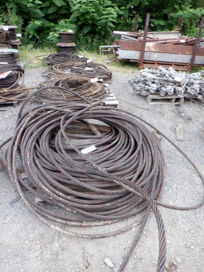 (5 Pallets) Assorted Wire Rope
