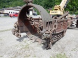 HENDRIX 4 Cubic Yard Perforated Dragline Bucket, with bridle, chains and hardware