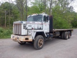 1979 INTERNATIONAL Model F-5070 Tandem Axle Flatbed Truck, VIN# D3117JGB20090, powered by Detroit