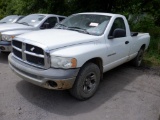 2004 RAM Model 1500, 4x4 Pickup Truck, VIN# 1D7HU16N44J110328, powered by 4.7L gas engine and