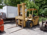 1987 LANSING Model 818, 15,000# Pneumatic Tired Forklift, s/n 8702, powered by 6 cylinder diesel