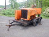 NATIONAL LIQUID 10150D1 1/4, 10,000PSI Portable Pressure Blaster, s/n 984050, Detroit 8.2L diesel