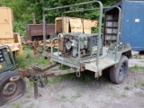 5KW/6.25KVA Tailer Mounted Generator, Hercules 2 cylinder gas engine, with 235/85R16 tires. (Meter