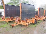 2004 PSI Portable Solar Message Board, s/n 5377, VIN# 1P9161714G301195, equipped with model CPU-2M