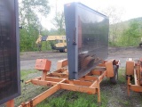 2007 PSI Portable Solar Message Board, s/n 6186, VIN# 1P91A17167G301031, equipped with model CPU-2M