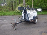 WACKER Model LTC4L Portable Light Plant, s/n 5468792, VIN# 5F13D131041000722, powered by Lombardini