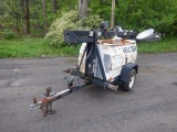 WACKER Model LTC4 Portable Light Plant, s/n 5468791, powered by Lombardini 3 cylinder diesel engine,