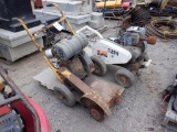 Walk Behind Saw and Pressure Washer (Not Running)
