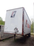 1984 PINES 28' Single Axle Aluminum Van Trailer and Contents, VIN# 1PND281S1EK014518, equipped with