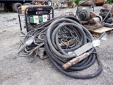 (4) WACKER Hi Cycle Electric Concrete Vibrators and ISKCO HAG134 EKS Generator, Subaru gas engine