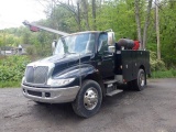 2002 INTERNATIONAL Model 4300 Single Axle Service Truck, VIN# 1HTMMAAL52H389827, powered by Int'l