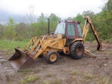 1985 CASE Model 580 Super E Tractor Loader Extend-A-Hoe, s/n 17030942, powered by Case 4 cylinder
