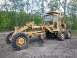 1969 CATERPILLAR Model 120 Motor Grader, s/n 14K1627, powered by Cat 6 cylinder diesel engine and