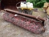 SWEEPSTER L70, 8' Broom Attachment, with water system (Volvo L70) (Unit# AT-7129)