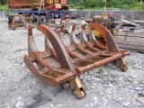 FLECO 8' Root Rake, with hydraulic grapple (Cat 963)