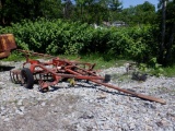 10' Tow Behind Stone Rake, with transport wheels (Flat Tires)