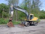 2002 VOLVO Model EW170 Rubber Tired Excavator, s/n 03497, powered by Volvo 6 cylinder diesel engine
