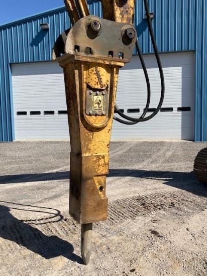 INDECO MES2000 Hydraulic Demolition Hammer, s/n 0986. In good condition (JD 690D LC)