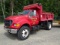 2001 FORD Model F-750XLT Super Duty Single Axle Dump Truck, VIN# 3FDXF75RX1MA58706, powered by Cat