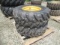 UNUSED (2) GOODYEAR 340/80R18 Tires, with rims