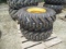 UNUSED (2) FIRESTONE 14-17.5 NHS Tires, with rims