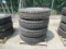 (4) 12.00R24 Tires, with rims. In very good condition. (Tires UNUSED)