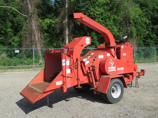 1995 MORBARK Model 17 Portable Drum Chipper, s/n 4S8SZ1511SW002408, powered by John Deere 6068T