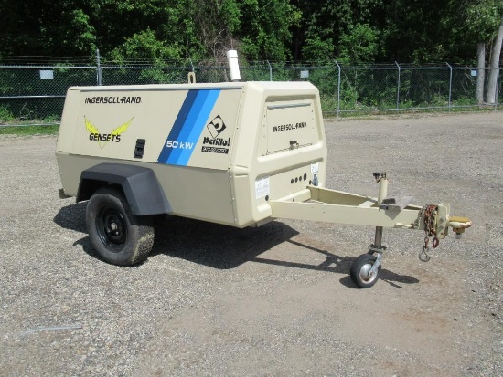 1993 INGERSOLL RAND Model E50XWCU, 50KW Portable Generator, s/n 233534UED811, powered by Cummins