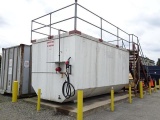 1997 ARMOR CAST 6,000 Gallon Concrete Encased Steel Above Ground Fuel Tank, with steel access