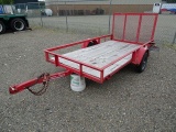 2000 PARKER Single Axle Tag-A-Long Trailer, VIN# 13ZLS0918Y1003263, equipped with 54