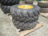 UNUSED (2) GOODYEAR 340/80R18 Tires, with rims