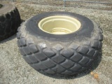 (1) GOODYEAR 23.1-26 Tire, with rim