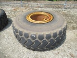 (1) 23.5R25 Tire, with rim