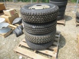 UNUSED (4) 235/85R16 Tires, with rims