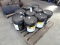 (9) 5-Gallon Buckets CAT Hydraulic/Transmission Oil