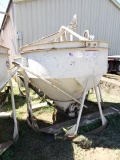 2016 GARBRO 482-LP, 3 Cubic Yard Concrete Bucket, shop #22053-D, fork slots, arm fabricated for