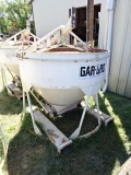 2016 GARBRO 482-LP, 3 Cubic Yard Concrete Bucket, shop #22053-C, fork slots, arm fabricated for