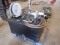 100 Gallon Fuel Tank, with 12 volt pump, and 20 gallon hydraulic oil tank with pneumatic pump and