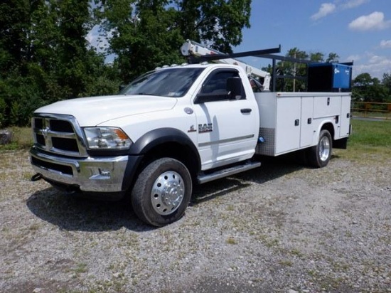 2018 RAM Model 5500 Heavy Duty, 4x4 Service Truck, VIN# 3C7WRNBL2JG183017, powered by Cummins 6.7L