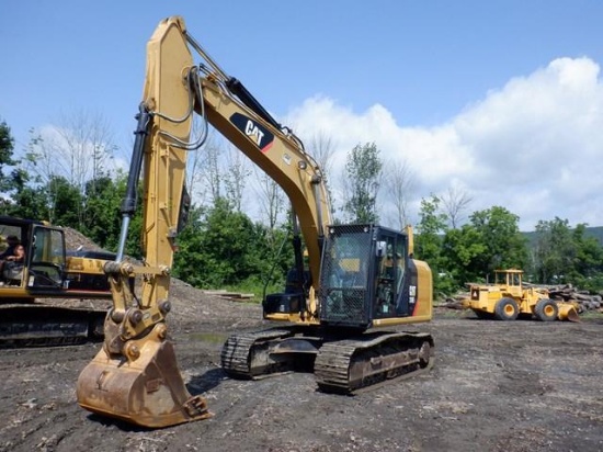 2014 CATERPILLAR Model 318EL Hydraulic Excavator, s/n WZS00250, powered by Cat C4.4 diesel engine,