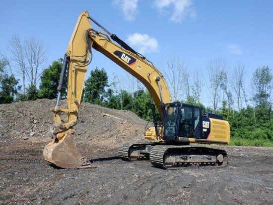 2017 CATERPILLAR Model 336FL Hydraulic Excavator, s/n RKB10268, powered by Cat C9.3 diesel engine,