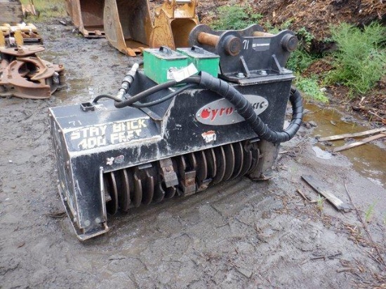 2021 GYRO-TRAC Model 400HDM Forestry Mulcher Head, s/n 400HDM-L1C11, 40" mulching head, quick